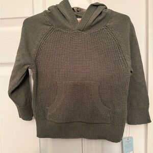 Cat & Jack Green Knit Hoodie